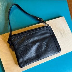 Black Leather Men's Bag